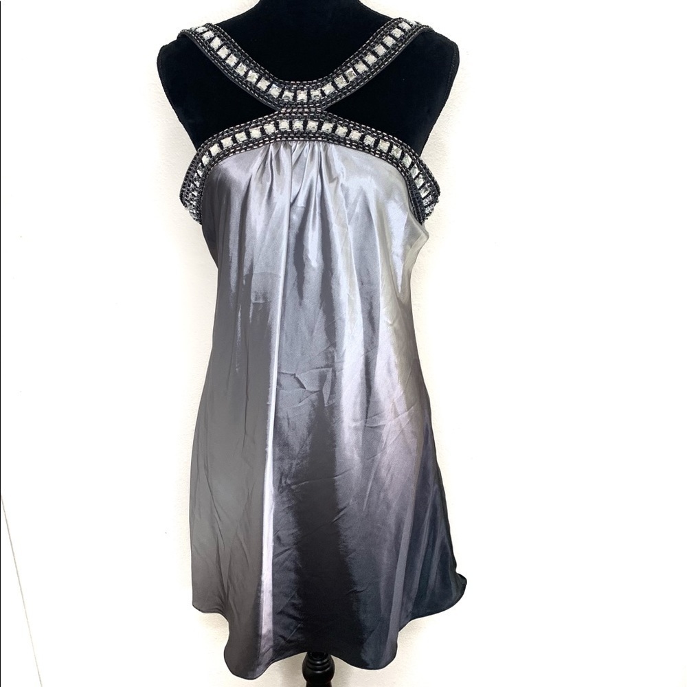 NWT | Jump Apparel |Mini dress Jeweled Halter neck